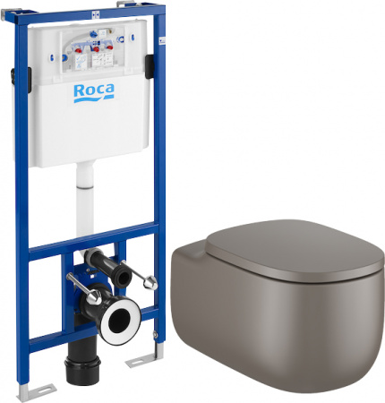 �������� ������ ��������� Roca Beyond 3460B7660 coffee � �������-�������� + ������� ����������� ��� �������� Roca DUPLO WC 890090020