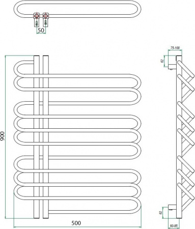 ����������������� ������� Grota Stelle 50x90 L