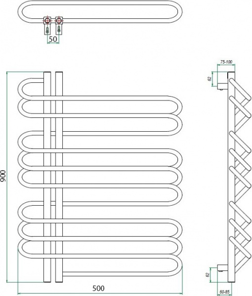 ����������������� ������� Grota Stelle 50x90 L