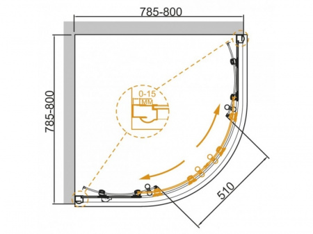 ������� ������ Cezares Giubileo R2 80 scorrevole CP Cr