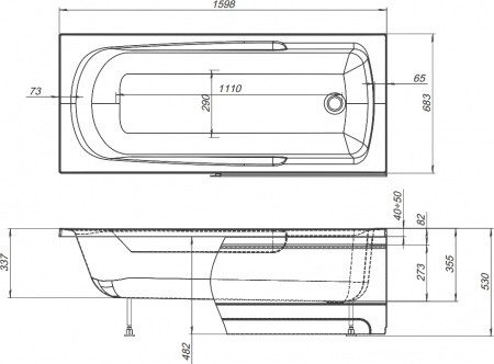 ��������� ����� DIWO ������ 160�70 + ������ ��� ����