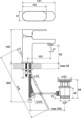 ��������� Ravak Chrome CR 011.00 ��� ��������