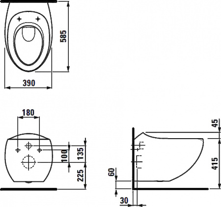 ������ ��������� Laufen Alessi One 2097.6.400.000.1