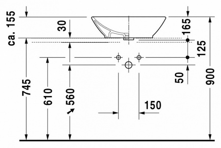 �������� Duravit Bacino 0334520000