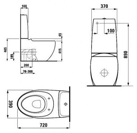 ������-������� Laufen Alessi One 9297.1.000.000.1 � �����������