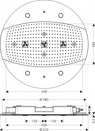 ������� ��� Hansgrohe Raindance rainmaker 600 26117000 � ����������