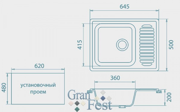 ����� �������� GranFest Standart GF-S645L ��������