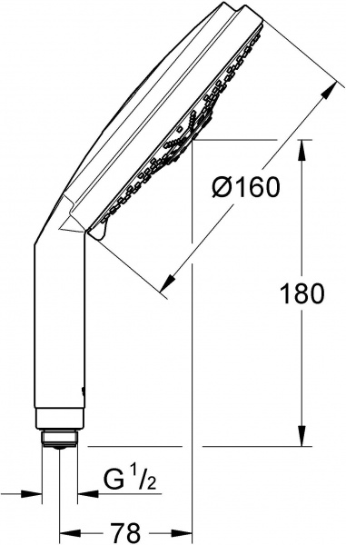 ������� ����� Grohe Rainshower Cosmopolitan 160 28756000