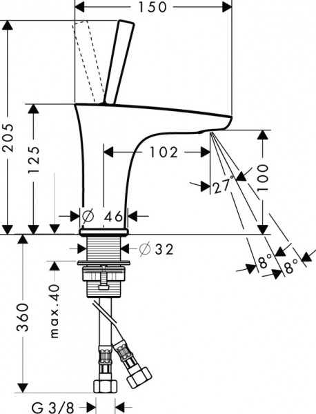 ��������� Hansgrohe PuraVida 15075000 ��� ��������