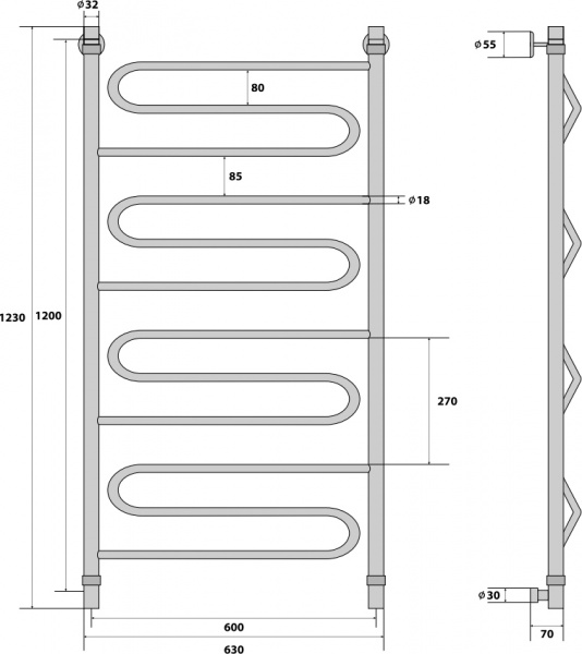 ����������������� ������� Energy Sonata 120x60