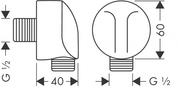 ��������� ����������� Hansgrohe FixFit 27454670 ������� ������