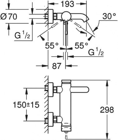 ��������� Grohe Essence New 33624AL1 ��� ����� � �����