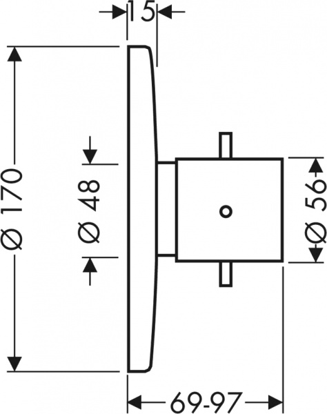 ��������� Axor Starck HighFlow 10715000 ��� ����, ����