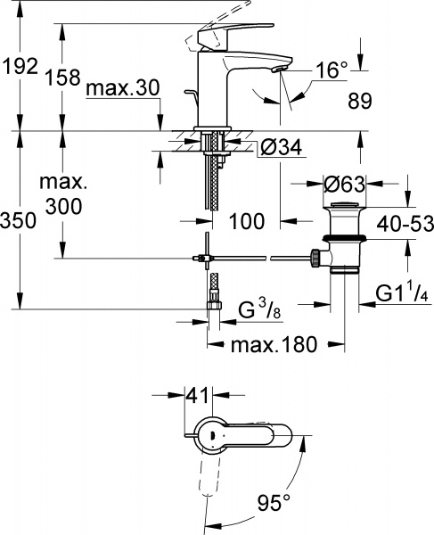 ��������� Grohe Eurostyle Cosmopolitan 2338720E ��� ��������