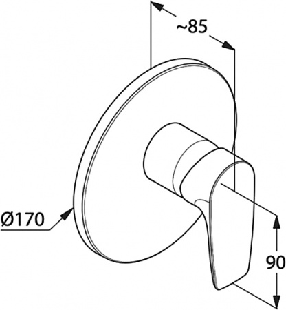 ��������� Kludi Pure&Solid 346550575 ��� ����