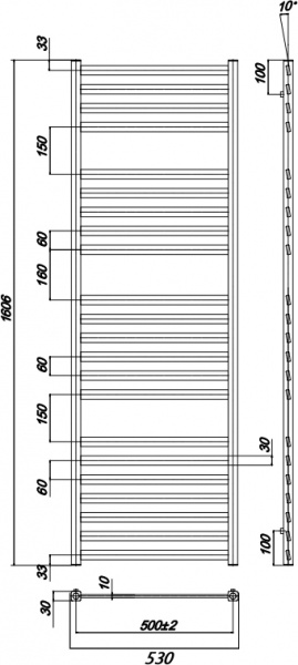 ����������������� ������� Ravak Degree 500�1600_W