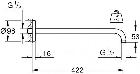 ��������� ��� �������� ���� Grohe Rainshower 26146LS0