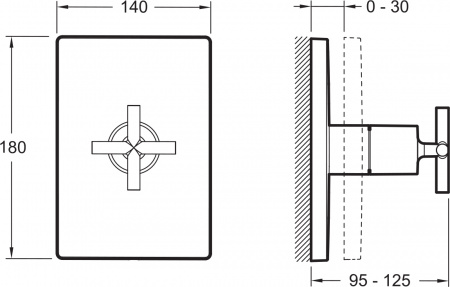 ������������� ������� Jacob Delafon Modulo E75415-CP �� ��� �����������