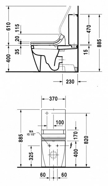 ������-������� Duravit Starck 2 212959