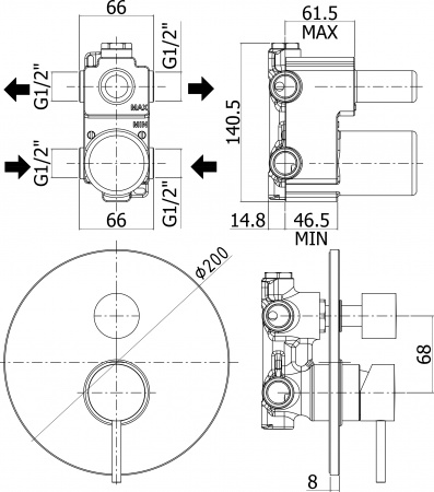 ��������� Paffoni Light LIG018NO � ���������� ������, ��� ����� � �����
