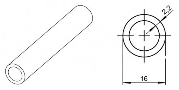 ����� �� ������� ����������� Rehau Rautitan his 16x2,2 (������: 6 �)