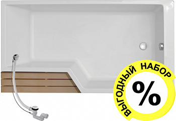 ��������� ����� Jacob Delafon Bain-Douche Neo 160x90 R + ����-�������