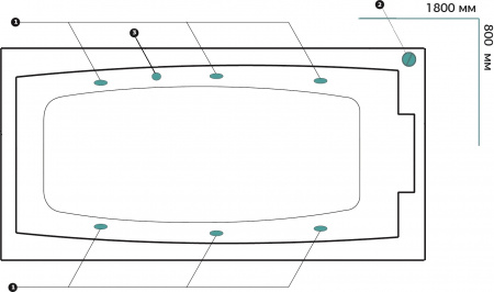 ��������� ����� Marka One Aelita 01��1880���� ������, 180x80