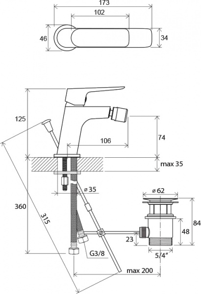 ��������� Ravak Classic CL 055.00 ��� ����