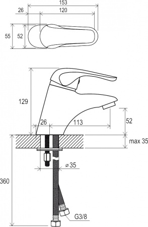 ��������� Ravak Rosa RS 012.00 ��� ��������