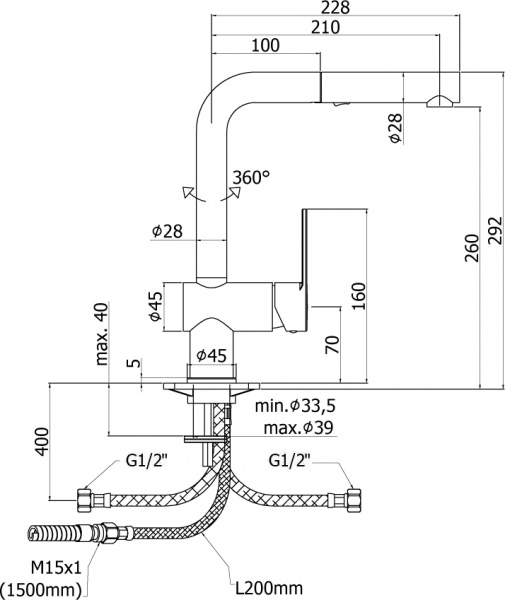  Paffoni Ringo RIN285CR   