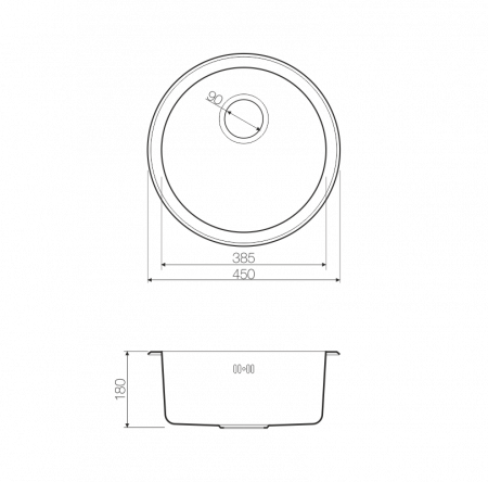 ����� �������� Omoikiri Toya 45-AB ������