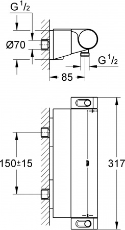  Grohe Grohtherm 2000 New 34469001  
