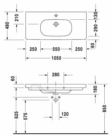 �������� Duravit D-code 03421000002