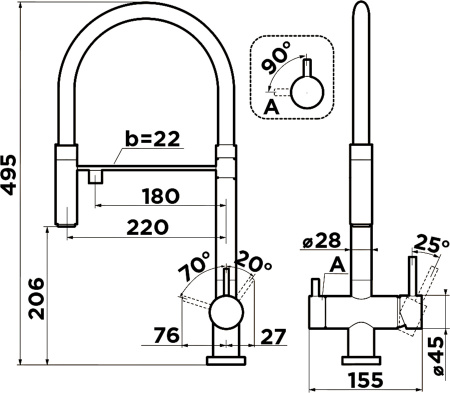 ��������� Omoikiri Kanto 4994298 ��� �������� �����