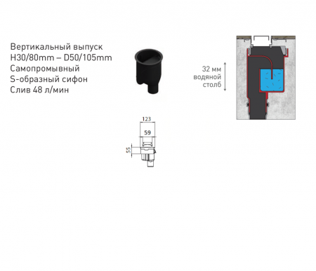 ������� ����� Berges Wasserhaus C1 Brise 090030 50 ��