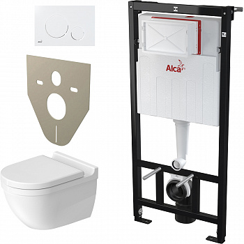 �������� ������ ��������� Duravit Starck 3 45270900A1 �������� + ������� ����������� ��� �������� AlcaPlast Sadromodul AM101/1120-001 � ������� � �������������