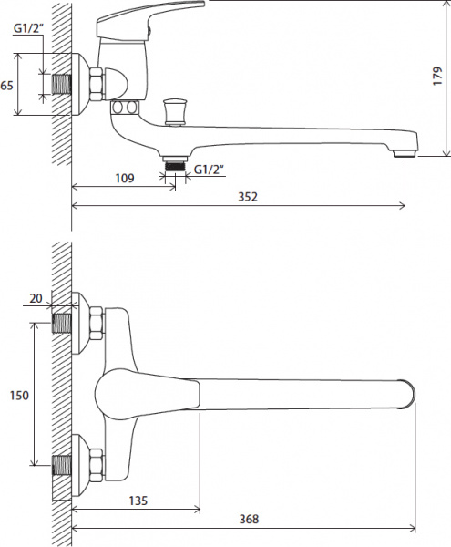 ��������� Ravak Rosa RS 051.00/150 �������������