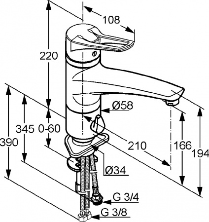 ��������� Kludi MX 399060562 ��� �������� �����, � ��������������