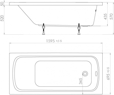 ��������� ����� Triton �������� 160x70