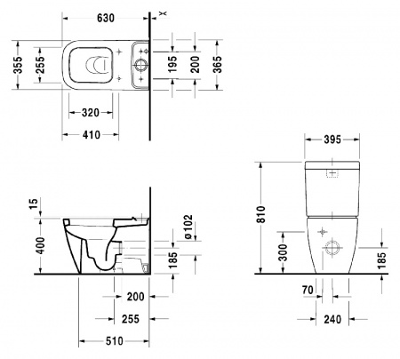 ������-������� Duravit Happy D.2 2134090000