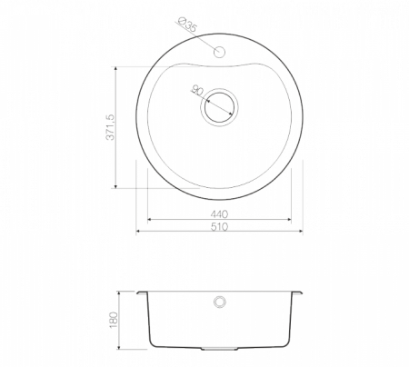 ����� �������� Omoikiri Saroma 51-1-IN ����������� �����