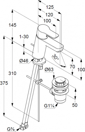 ��������� Kludi Pure&Easy 372860565 ��� ��������