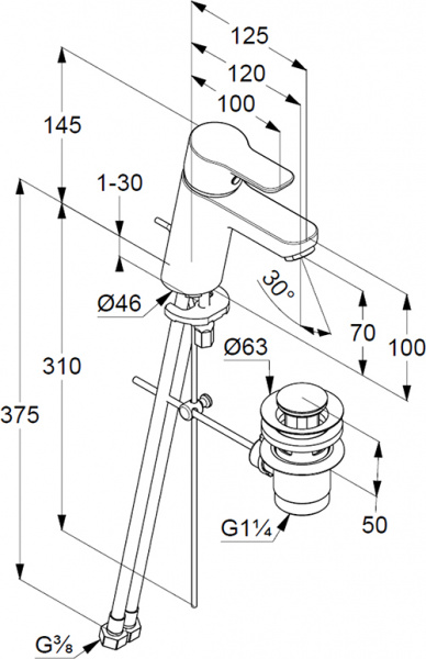 ��������� Kludi Pure&Easy 372860565 ��� ��������