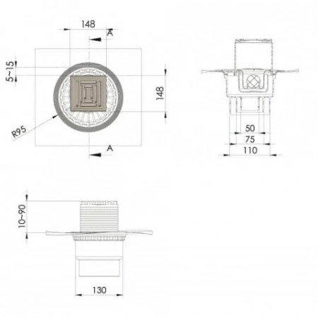 ���� �������� ZENTRUM Uno 150�150 ����������� ����� , ������� ������� ���� 090472