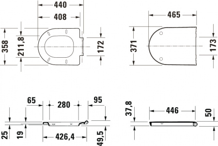 ������ ��������� Duravit White Tulip 2576092000