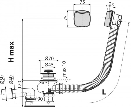 - AlcaPlast A55K NEW-80-RU-01