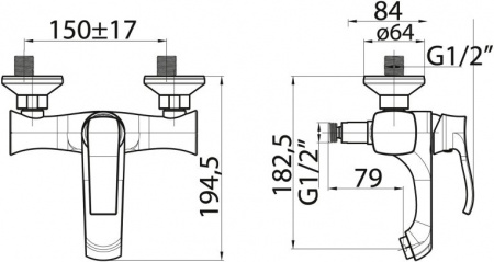 ��������� BelBagno Trula TRU-VASM-CRM ��� ����� � �����