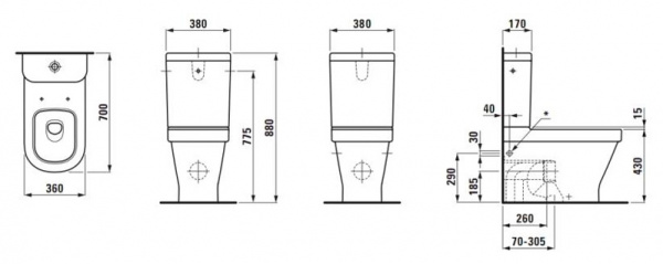 ������-������� Laufen LB3 Modern 9568.3.300.000.1 � �����������