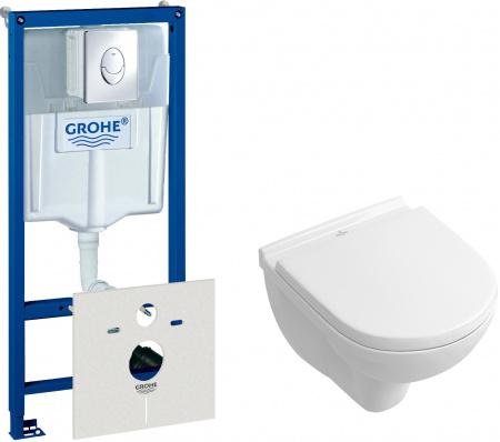 ��������  ������� ����������� ��� �������� Grohe Rapid SL 38750001 4 � 1 � ������� ����� + ������ ��������� Villeroy & Boch O.novo 5688 H1 01 alpin, �