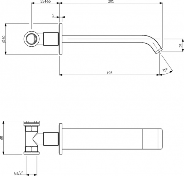 ��������� Villeroy & Boch Dawn TVW10612A15261 � ���������� ������, ��� ��������
